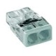 TERMINAL  WAGO 2x2,5mm2 White 100tk/PK