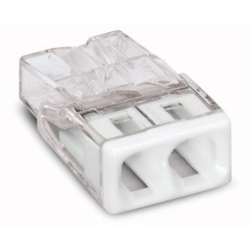 TERMINAL  WAGO 2x2,5mm² 25tk White