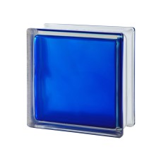 GLASS BLOCK  VITRA/W/ blue BM