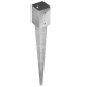 POST BASE SPIKE  101X101MM