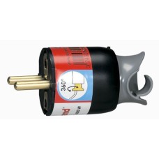 PISTIK PÖÖRLEV 360° 16A BLACK 220V