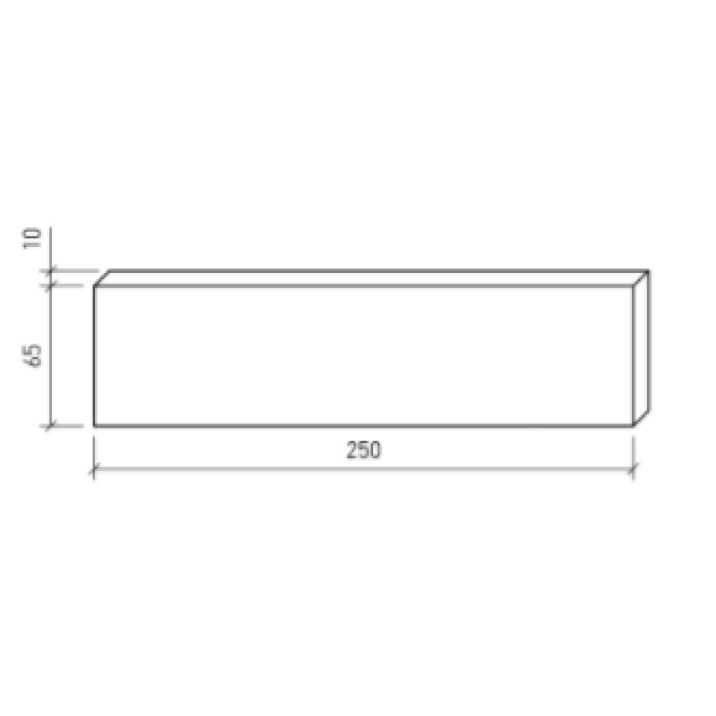 TELLISE PLAAT LIBRA 250X10X65/50TK