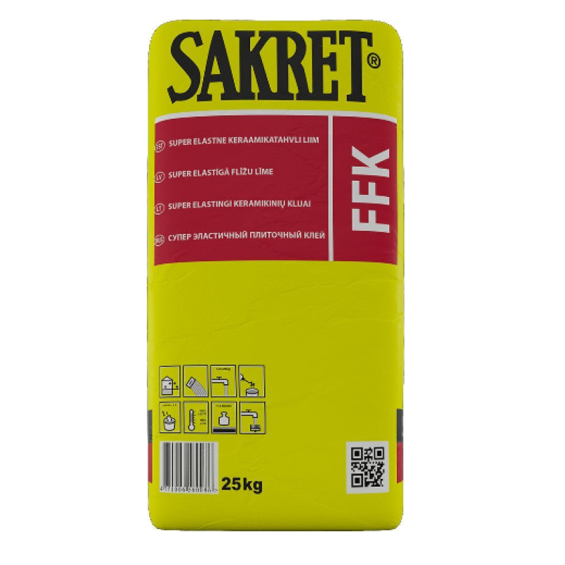 KIINNITYSLAASTI SAKRET FFK 25kg