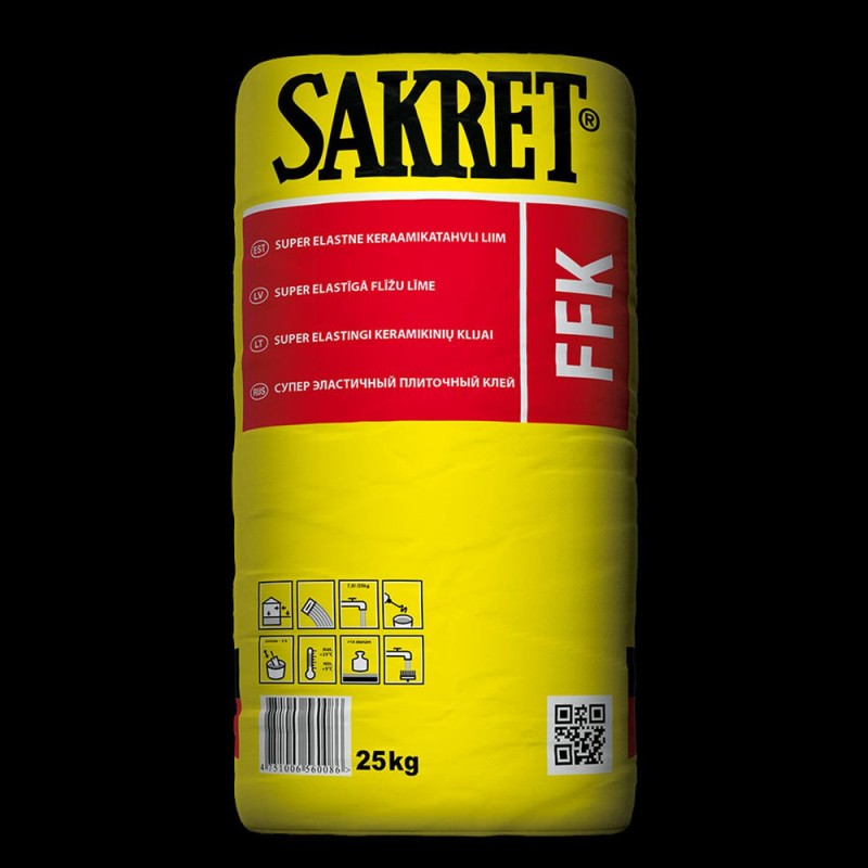 KIINNITYSLAASTI SAKRET FFK 25kg