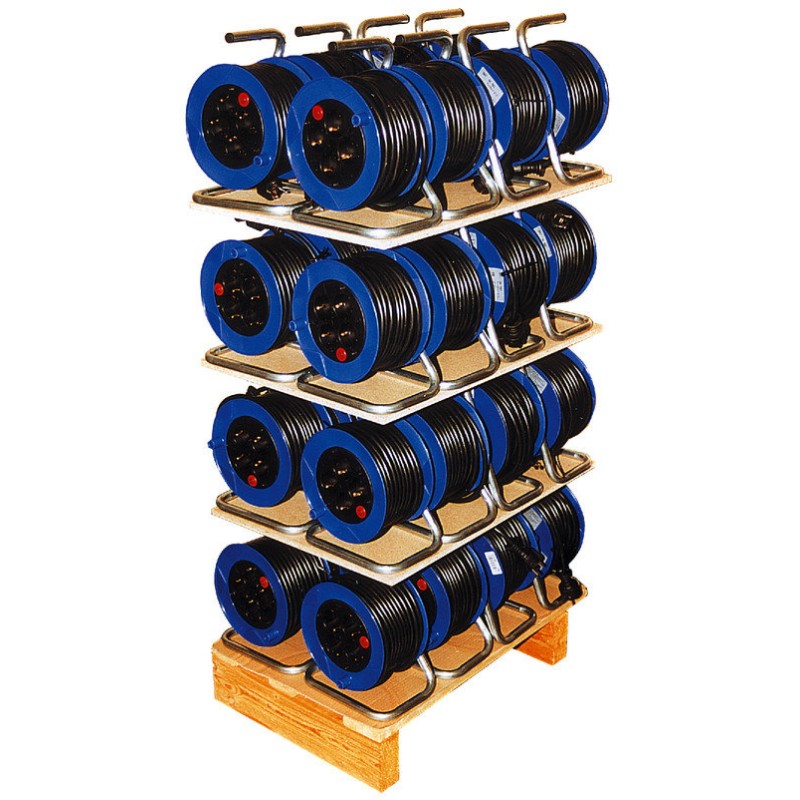 EXTENSION CORD REEL  15M 3G1,5 4P+DSS