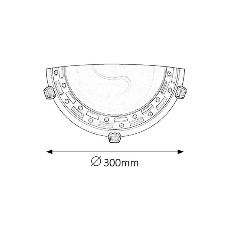 Ceiling light TOM 3481 1x60W E27 D300 1/2