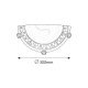 Ceiling light TOM 3481 1x60W E27 D300 1/2