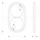 KAKSIKROSETT EXPERT 20mm VALGE