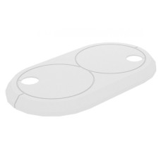 KAKSIKROSETT EXPERT 22mm VALGE