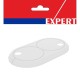 KAKSIKROSETT EXPERT 22mm White
