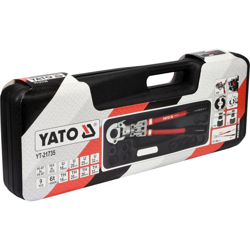PEX-AL-PEX PRESSTANGID YATO U/TH-PROFIIL 16-32MM