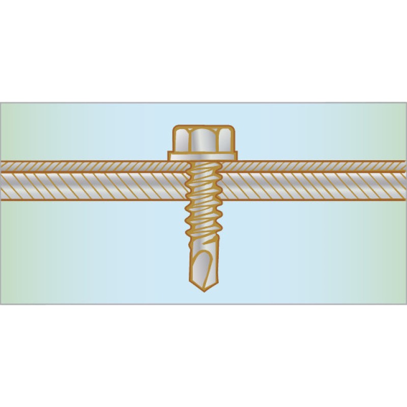 HEX HEAD DRILLING  SCREW  5,5X38 200TK