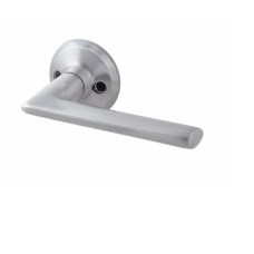 Door Handle VAL85/02 Brass/Nickel Satin