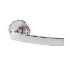 Door Handle VAL16 Zinc / Stainless Steel Tone