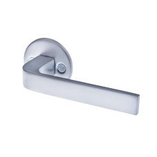 Door Handle VAL70 Zinc / Chrome Satin