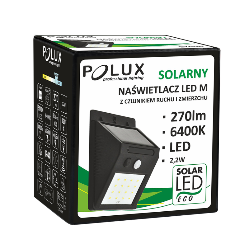 VALGUSTI SOLAR BOX MINI SRQ60531 LED IP44 MUST