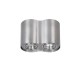 Ceiling light TUBE 2x GU10 ALU