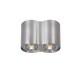 Ceiling light TUBE 2x GU10 ALU