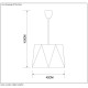 VALGUSTI ALEGRO 06417/42/30 1x60W E27 MUST RIPP