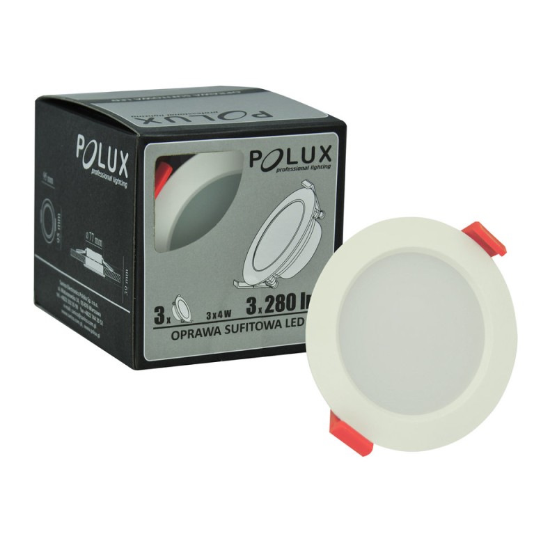 RIPPLAEVALGUSTI 4W IP44 VALGE ÜMAR 3TK/PK