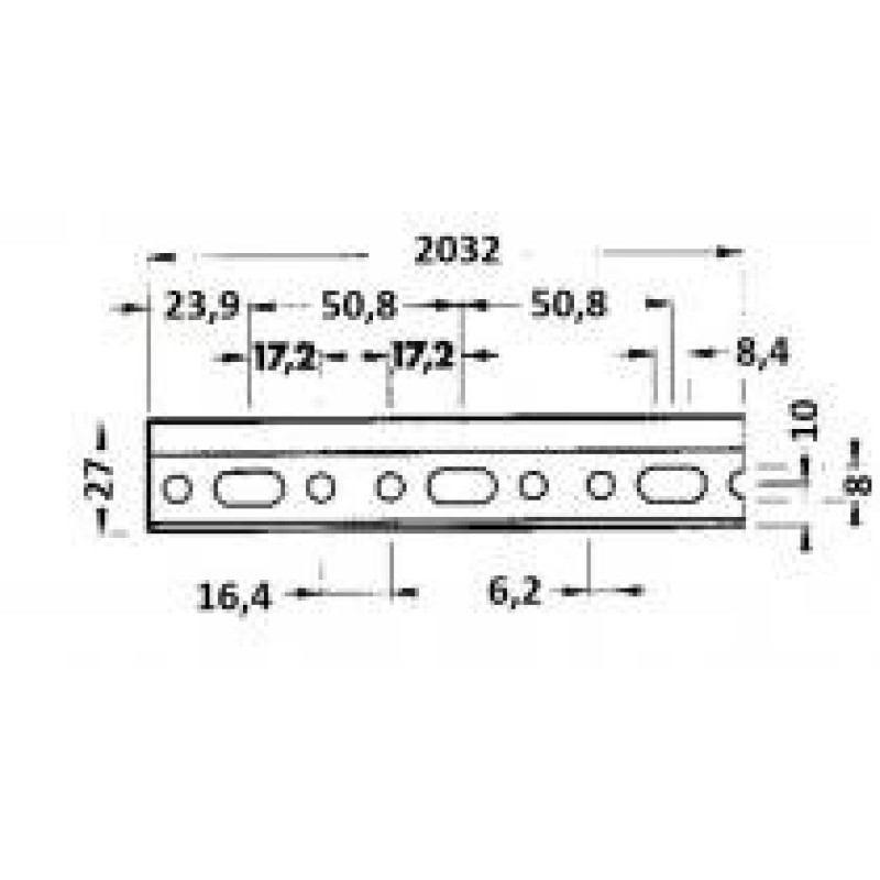 KANDURI RIPUTUSLATT L=2032MM
