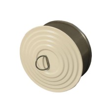 Round soot hatch 12.5 white PISL.