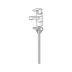 Basin mixer ORAS 1015F SAFIRA 