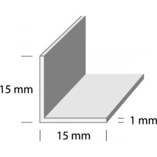 DUURI L-3,0M 15/15MM HÕBE
