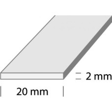 DUURI I1-2.0m 20x2mm HÕBE