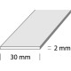 DUURI I2-2.0m 30x2mm HÕBE