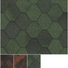 BITUMINOUS TILES  ICOPAL PLANOANTIIK green /3M2
