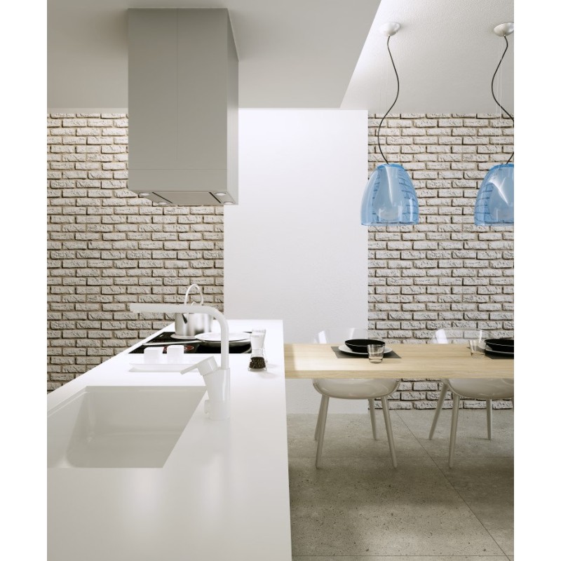 DEKORATIIVKIVI BRICK WHITE 0.85m2/PAKK
