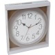 Wall Clock EVERYDAY 25cm White PLAST 1AA