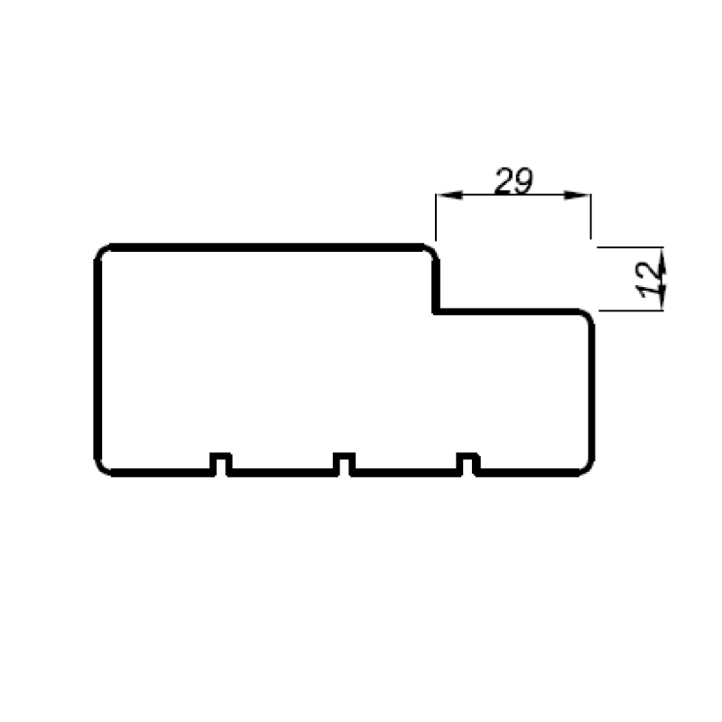 Door frame MÄND 92MM HOR M10
