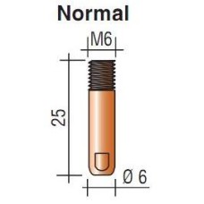 TRAADIDÜÜS 1.0MM M6X25MM 3TK/PK