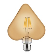 BULB  LED RUSTIC HEART 6W E27 2200K