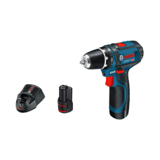 CORDLESS DRILL  BOSCH GSR12V-15 2X2,0Ah