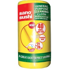 PUHASTUSLAPP 27X28CMx40tk SANO