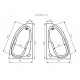 BATHTUB  CERSANIT JOANNA 150V+ESIPANEEL