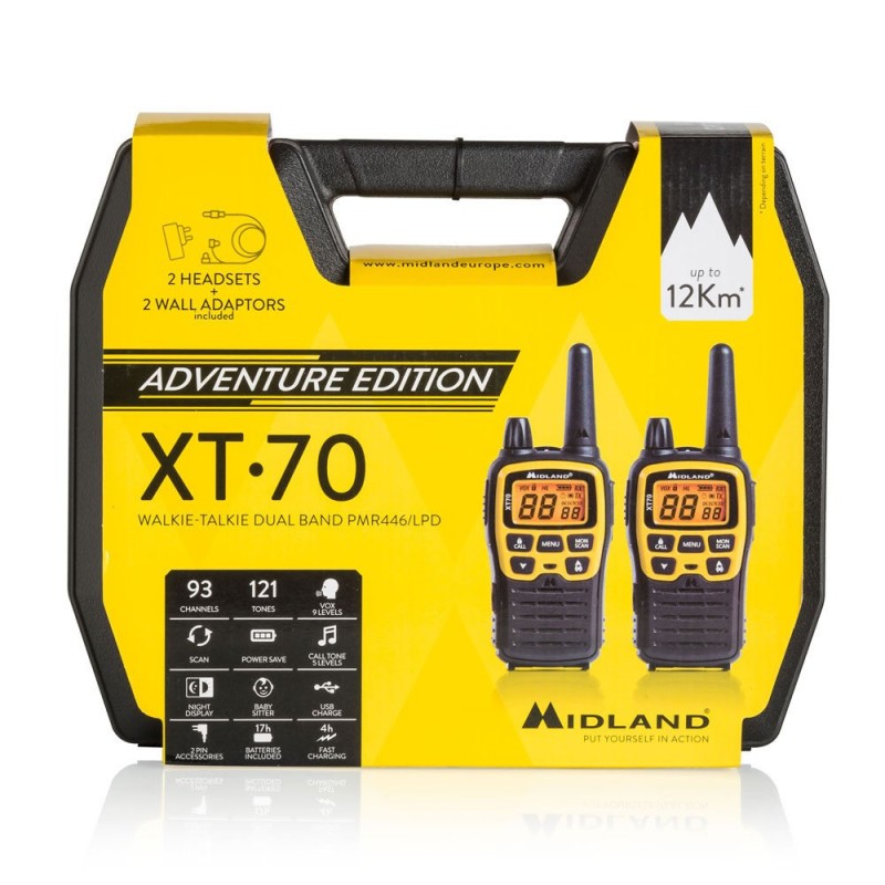 RAADIOSAATJA KOMPLEKT MIDLAND XT70 ADVENTURE