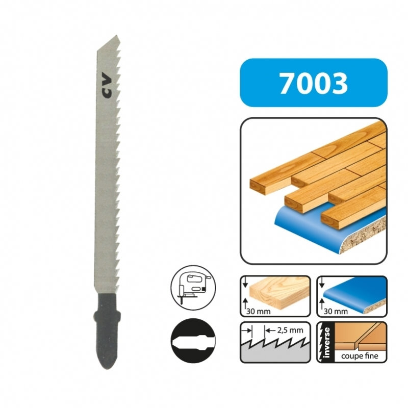 JIGSAW BLADE  75MM PUIT 3TK 7003