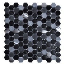 MOSAIKKI 30x30 LIVING BLACK