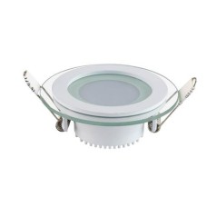 CLARA 12W LED круглый светильник со стеклом 3000K