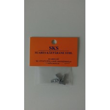 HÜLSS M4X13 KROOM 4TK/PK