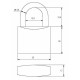 PADLOCK 






 Grey 25MM