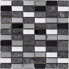 MOSAIKKI 30X30 MYKA BLACK