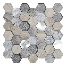 MOSAIKKI 30x30 TOUR GREY