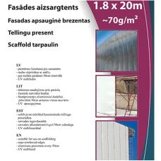 FASSAADIKATE VALGE 3.1X20M