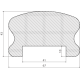 TREPIKÄSIPUU MÄND 43X67X3000MM