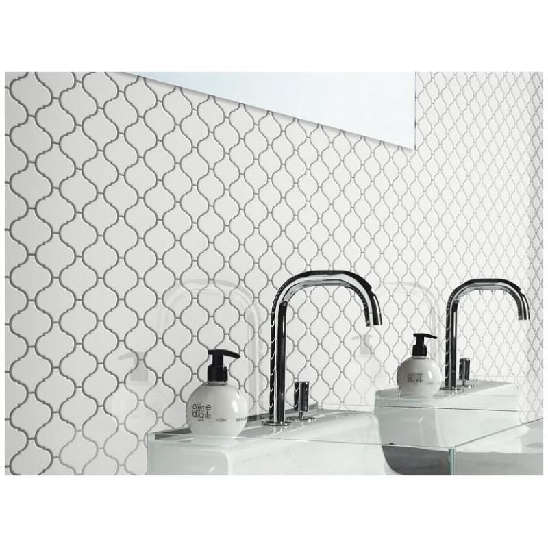 MOSAIC  30.5X28.5 TECH FLAME WHITE GLOSSY